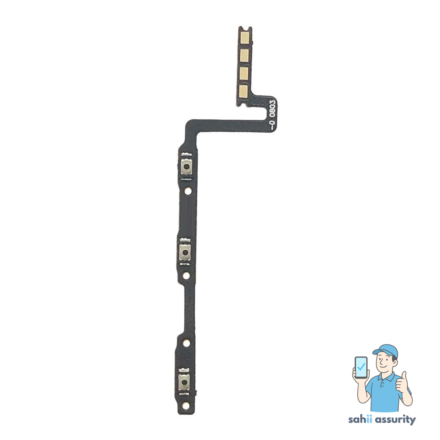 Volume Button Flex Cable for Vivo Y15s 2021 thumbnail